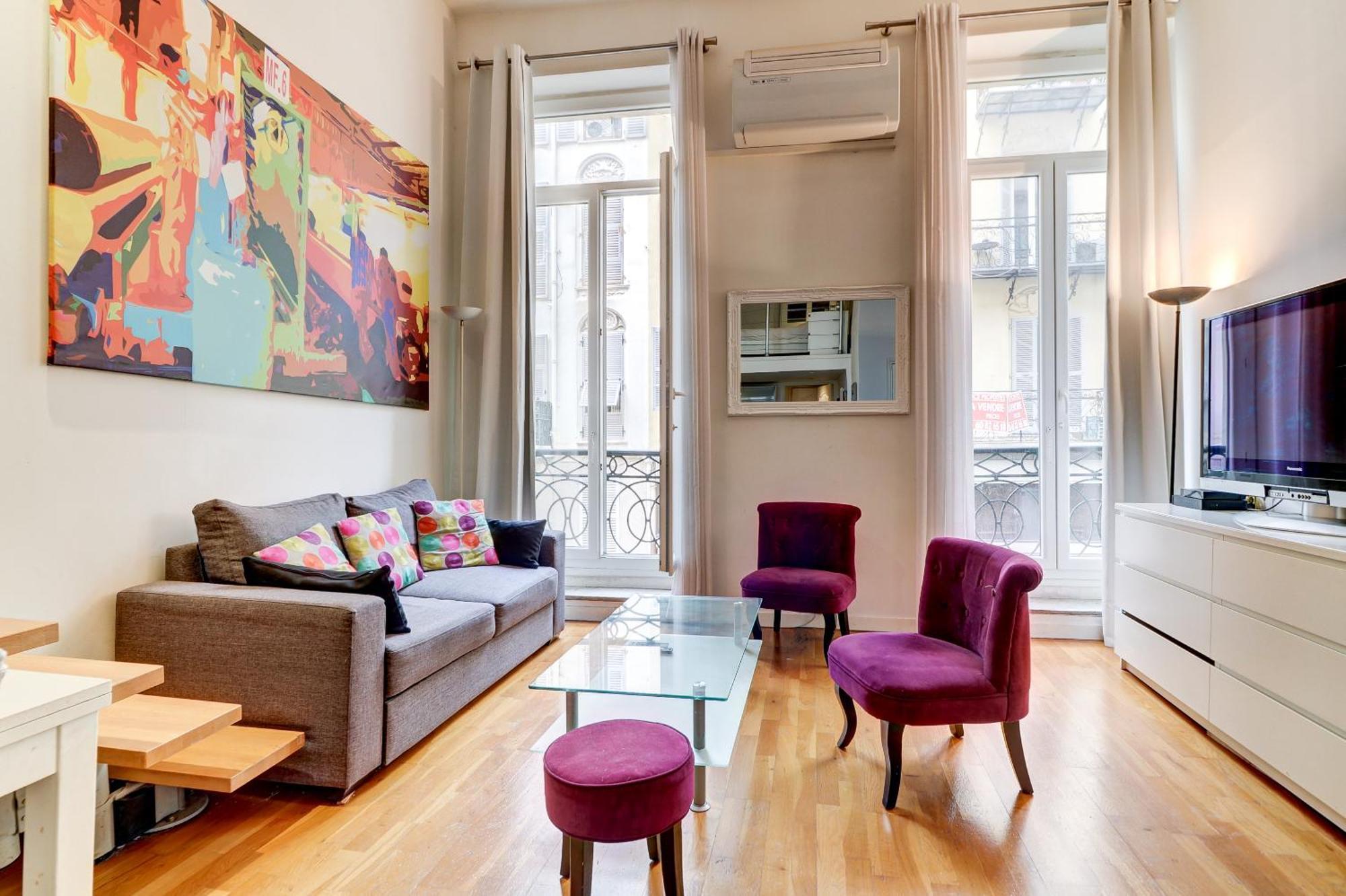 Spacieux Duplex - Zone Pietonne ニース エクステリア 写真